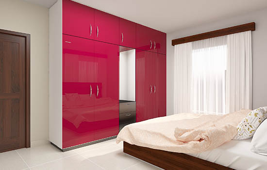 cromatica wardrobes with loft; stainless steel wardrobes with loft