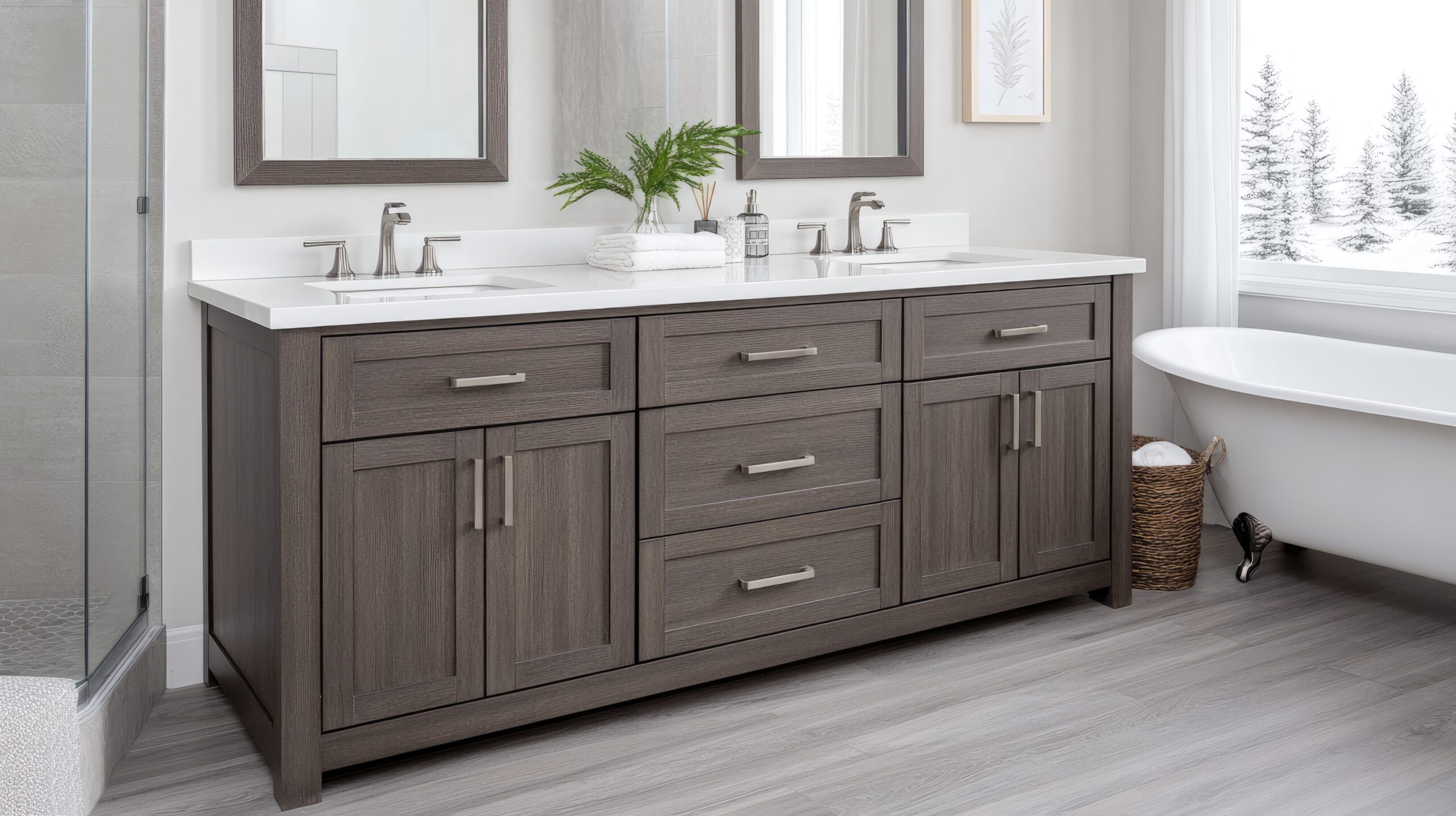 Vanity units in bathrooms