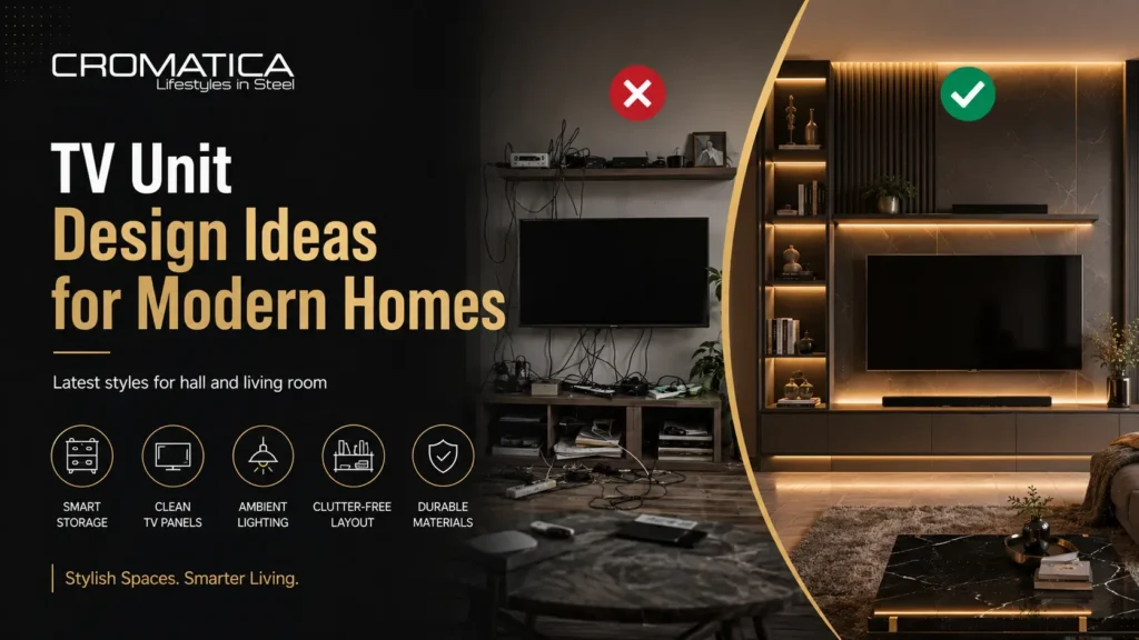 TV Unit Design Ideas for Modern Homes