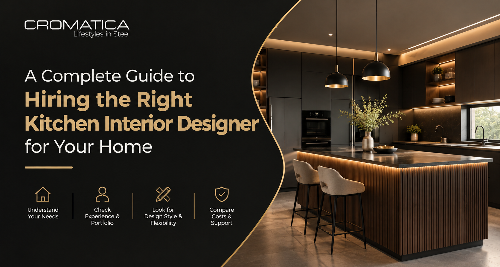 complete guide to hire a kitchen interior deginer for home