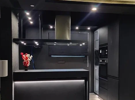 Kitchen Interior Design Bangalore - Island Kitchen by Cromatica