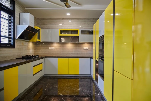 Kitchen Interior Design Bangalore - U Shape Kitchen - Cromatica Kitchen